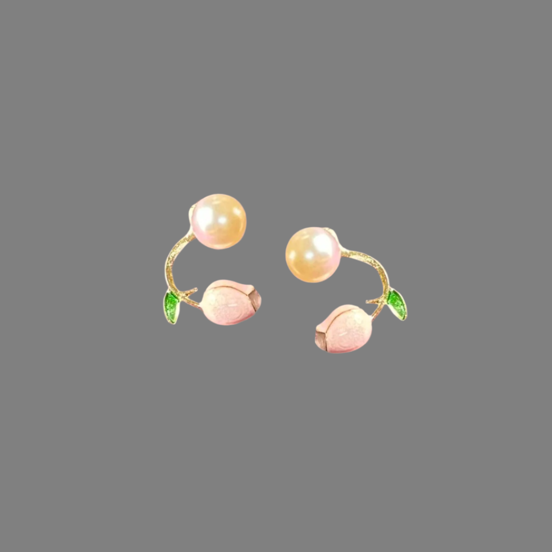 Pearl lotus Earrings